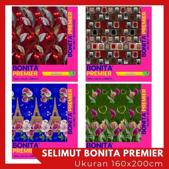 HOT SALE SELIMUT BONITA PREMIER TEBAL TERMURAH