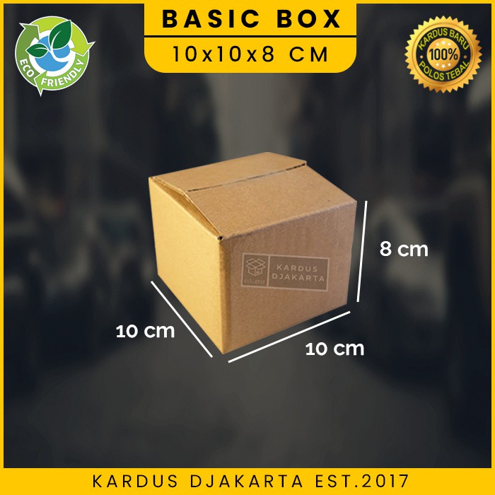 

Kardus / Karton Box Packing Polos 10x10x8 cm