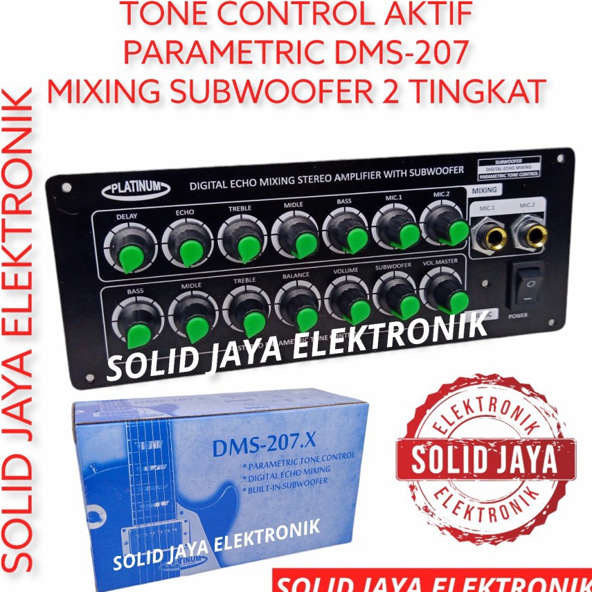 Harga Termuraah.. TONE CONTROL AKTIF PARAMETRIC DMS207 DMS-207.X TONE KONTROL AKTIF MUSIK MIXING ACT