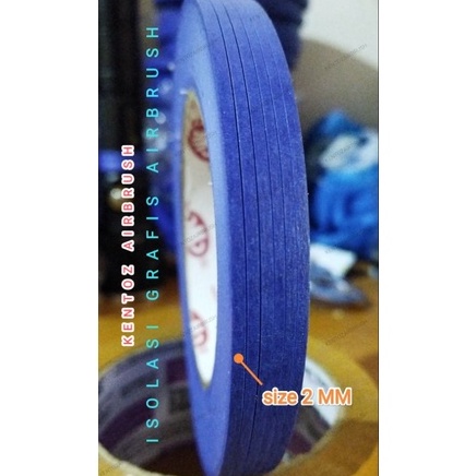 

Best Seller.. isolasi grafis 1 mm, 1.5mm , 2 mm / lakban airbrush 6 x 55 meter GRQ