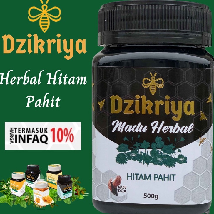 

➴Kirim Langsung↑ G8CDF DZIKRIYA Madu Herbal Hitam Pahit - harga sudah termasuk INFAQ 10% A47 ➭Jual