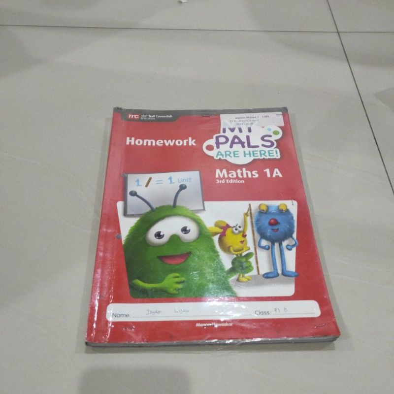 

marshall canvendish math kelas 1a homework ( preloved )