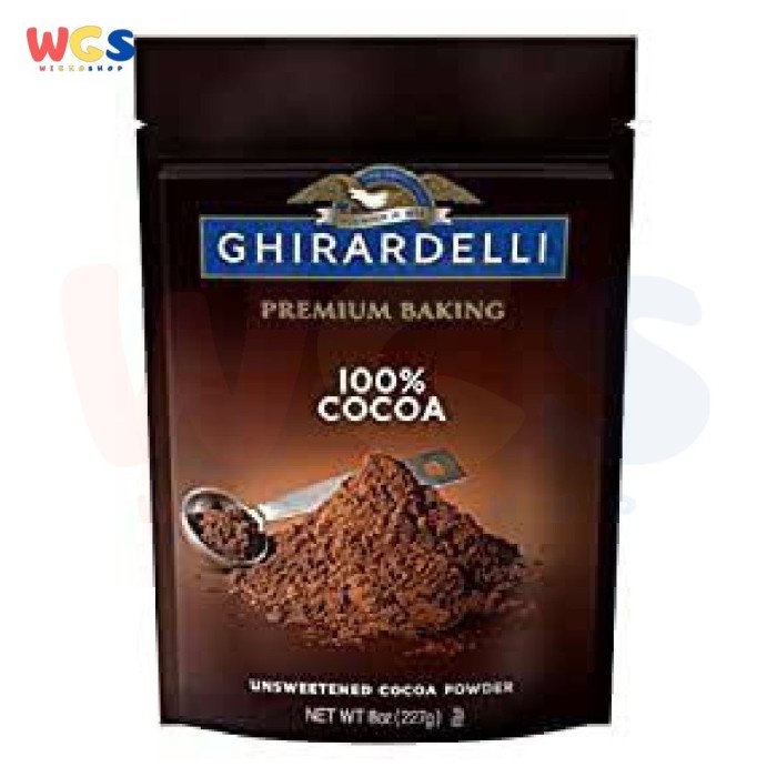 

Terlaris Ghirardelli Premium 100% Unsweetened Cocoa Powder 227G