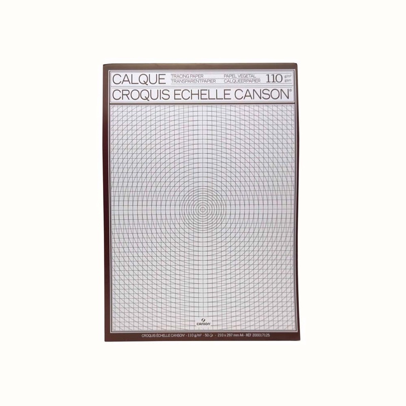 

CANSON SKETCHING TRACING PAPER 50S A4 110G