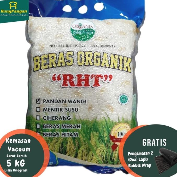 

5Kg Beras Pandan / Mentik Wangi Organik Premium RHT Bersertifikat