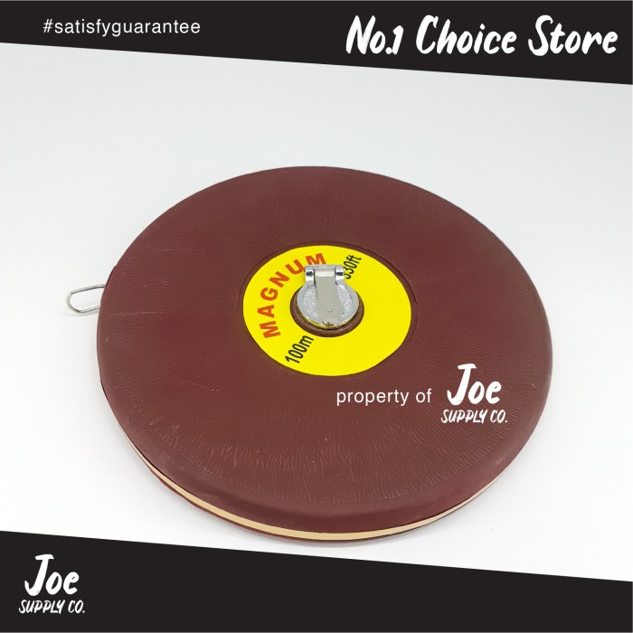 Bestseller Meteran Bulat Kulit Panjang 100M 100M Magnum Meteran Roll Tanah Kain