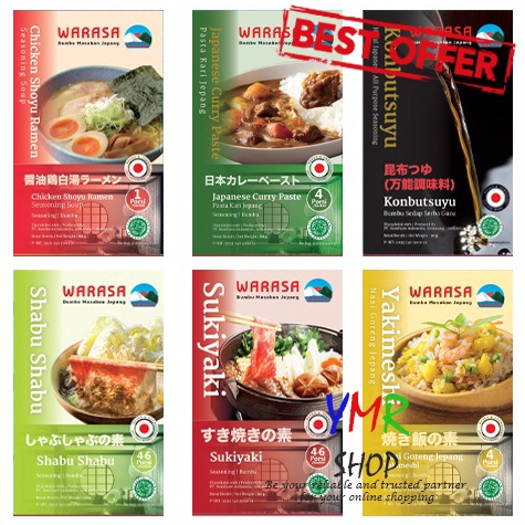 

Terkini❄ VCW7S Warasa Bumbu Dapur Kari Jepang Instant Chicken Shoyu Ramen Konbutsuyu Sukiyaki Japanese Curry Shabu Steamboat Yakimeshi Nasi Goreng Halal T94 Seller
