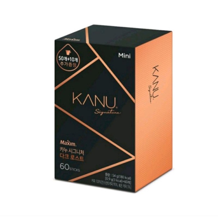 

Maxim Kanu Mini Signature Medium/ Dark Roast 60 Sachet/ Kopi Korea