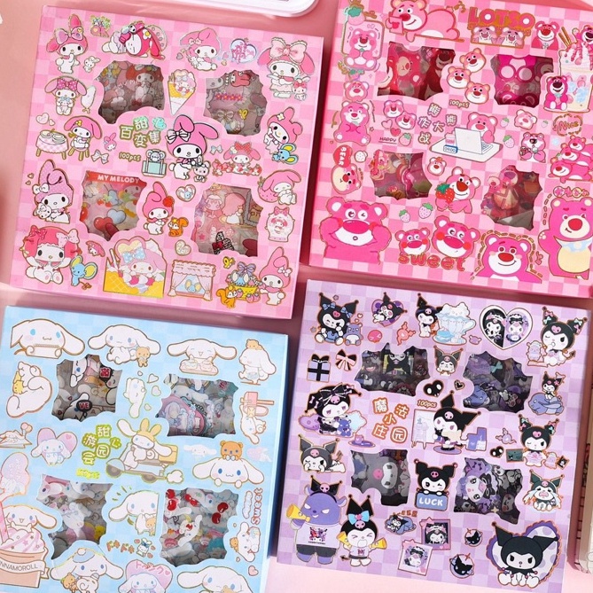 

✢Best➴ JJRZ9 MIX 100 Lembar Stiker SANRIO ,MOMO , ANNE Waterproof Sticker Tumblr Lucu Kartun Korea Dekorasi Hiasan Scrapbook DIY H56 ☊Pasti Murah