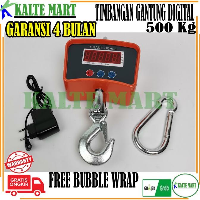Timbangan Gantung Digital Timbangan Barang Digital 500Kg 0,2Kg