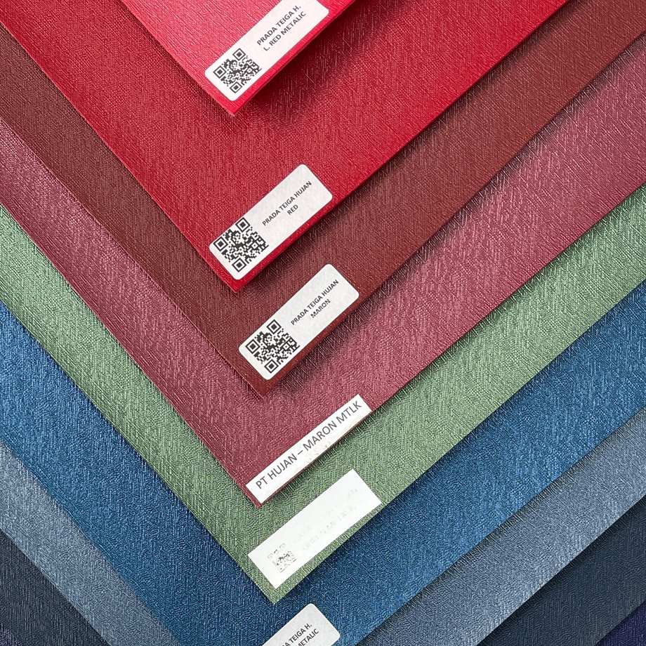 Kulit Sintetis / Bahan Oscar (1.37m x 1m) - Prada Teiga Hujan / ANDIN / ANDIEN