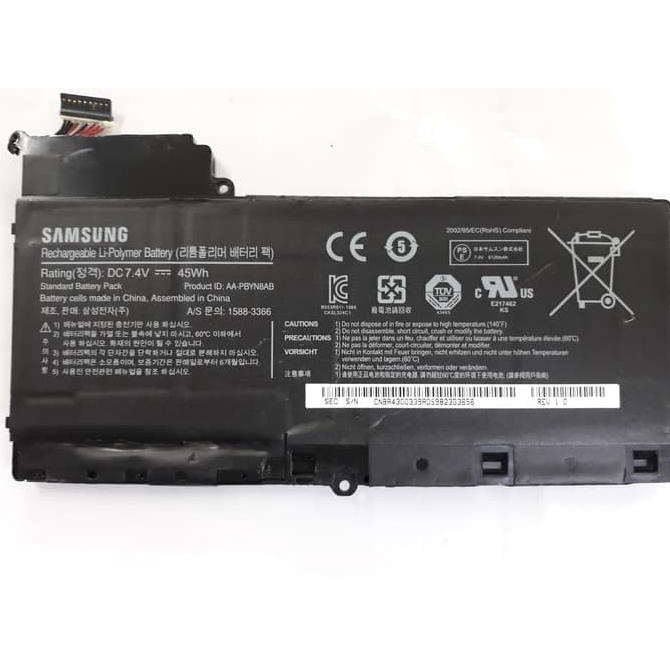BATERAI SAMSUNG NP530U3 NP530U3C NP530U3B AA-PBYN4AB ORIGINAL