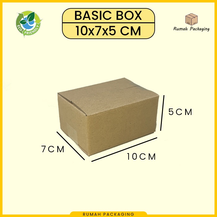 

KARDUS / KARTON BOX POLOS Uk. 10x7x5 CM