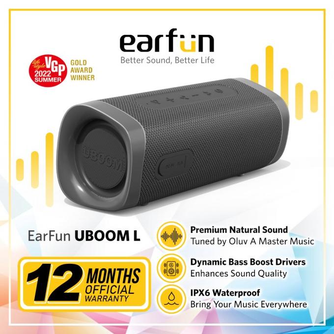 EarFun UBOOM L - JumboBass Portable Bluetooth Speaker