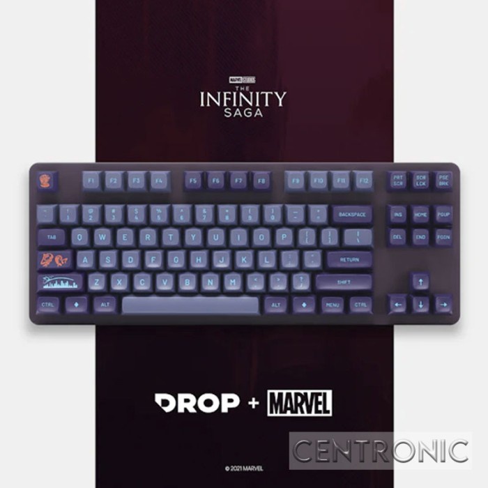 Best Seller Drop + Marvel Infinity War Keycap Set Original Abs Doubleshot Keycaps