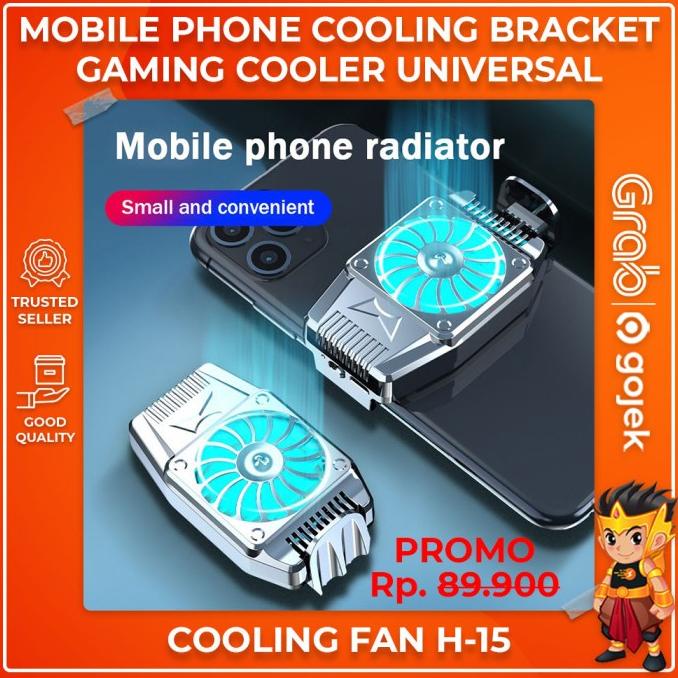 New Arrival Smartphone Cooling Fan Pendingin Hp Cooler Radiator Phone Bracket Gaming H15 1.5M 2023
