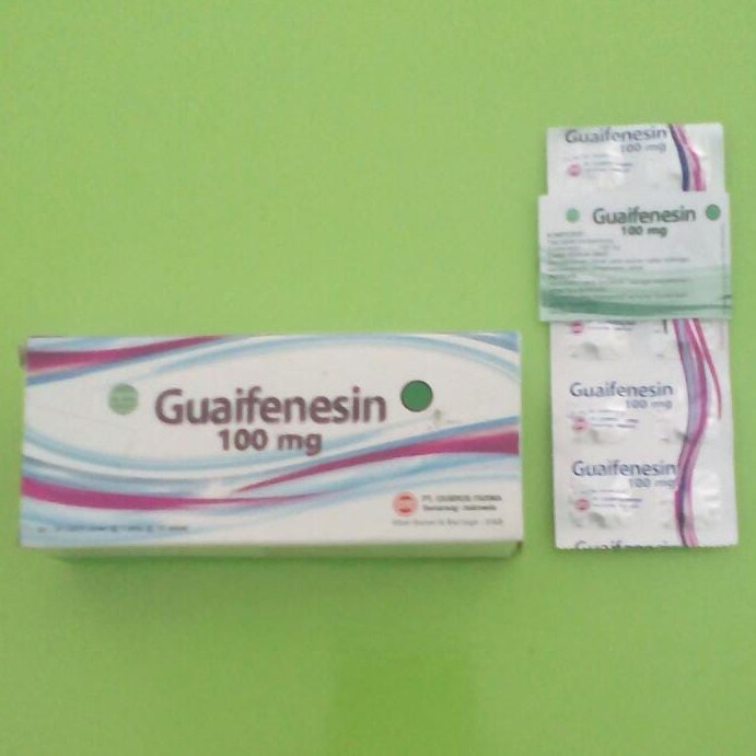 Obat Batuk Berdahak Guaifenesin 100 mg 10 Tablet