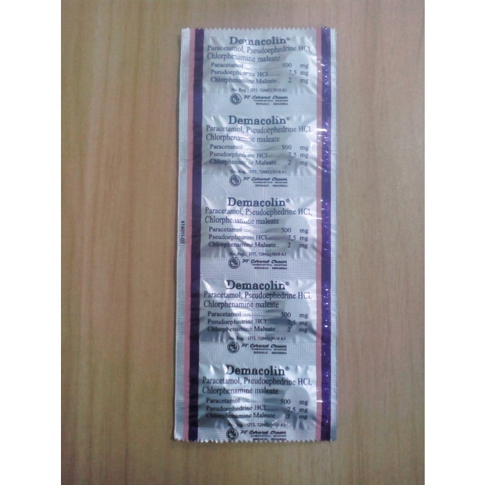 Obat Flu Demacolin 10 tab