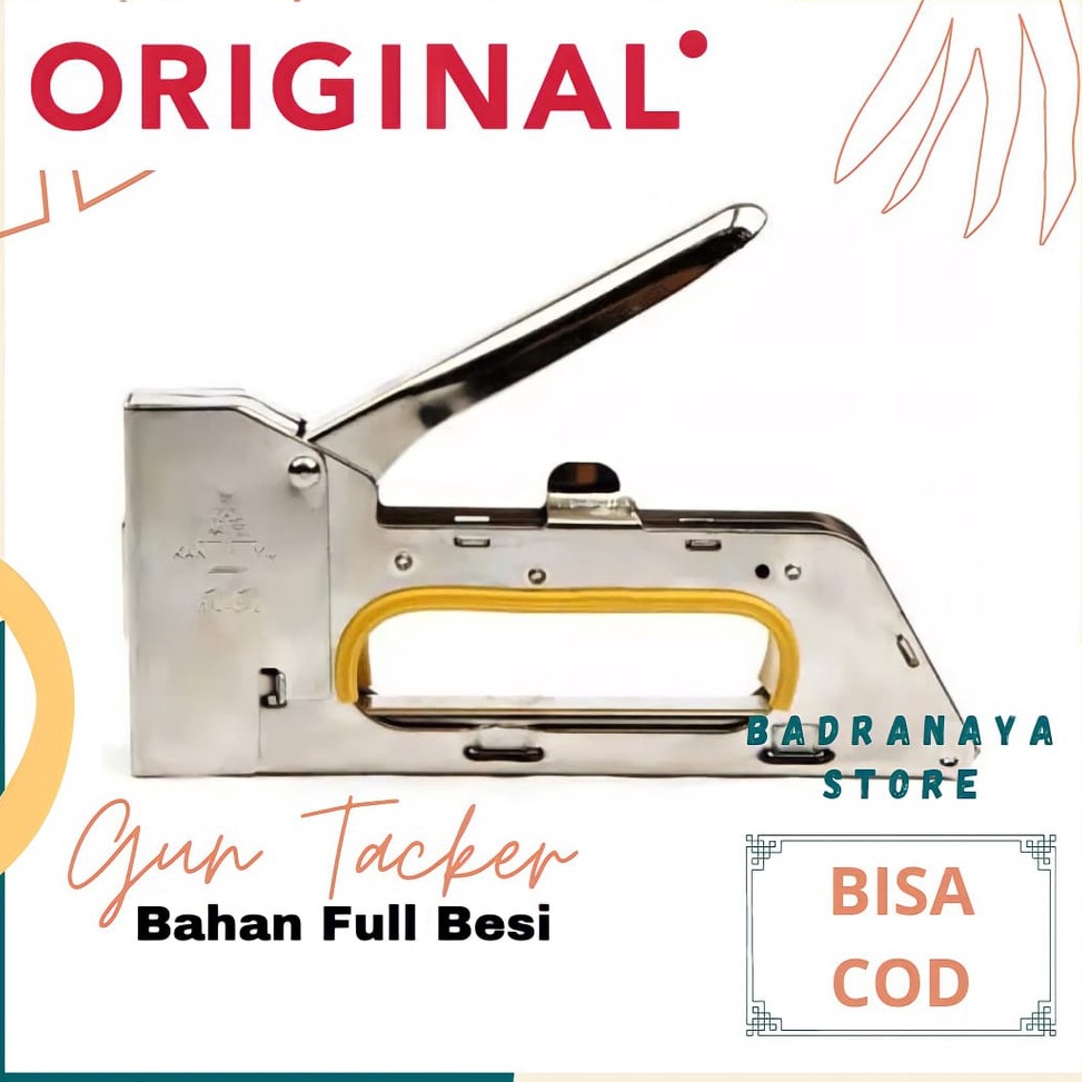 

54 Stapler Tembak / Cekrekan / Pengokot / Hekter Gun Tacker / Staples Sofa, Staples Jok, Stepler Motor, Laris )人(