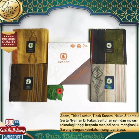 Kain Sarung Gajah Duduk Signature Dewasa Motif Alat Sholat Premium