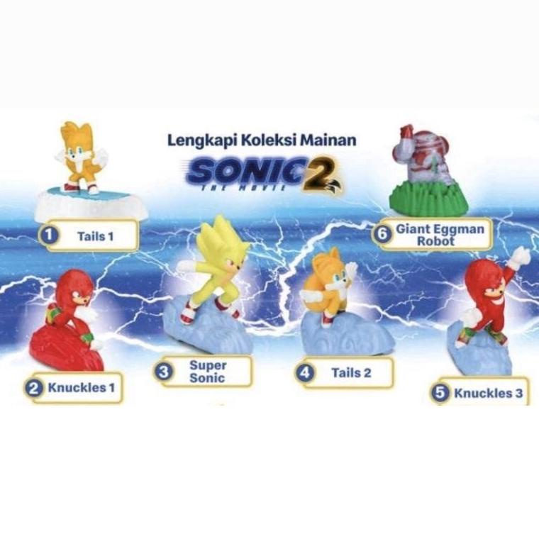 Limited Mainan Anak Hadiah Happy Meal Mcd Mcdonalds Sonic The Hedgehog Landak Toys Toy Merchandise G