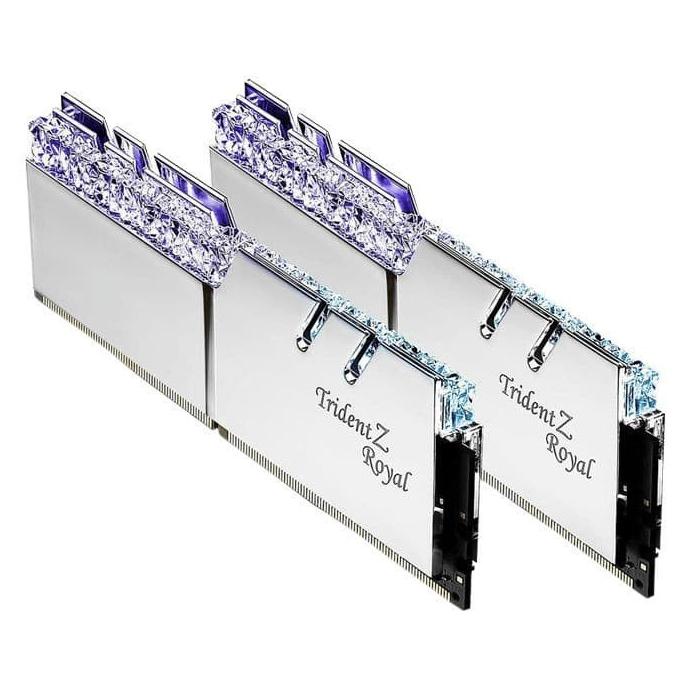 G.Skill TRIDENT Z ROYAL RGB DDR4 16GB (2x8GB) 3600Mhz - SILVER