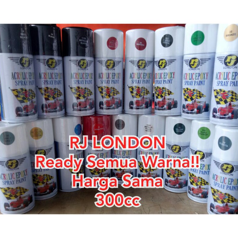 COD A.Pilok Pilox RJ London Black Putih Pearl White metalik doff putih grey Lagoon biru coklat gold 