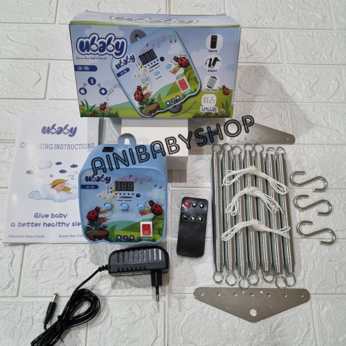Mesin Ayunan UBABY REMOTE BLUETOOTH