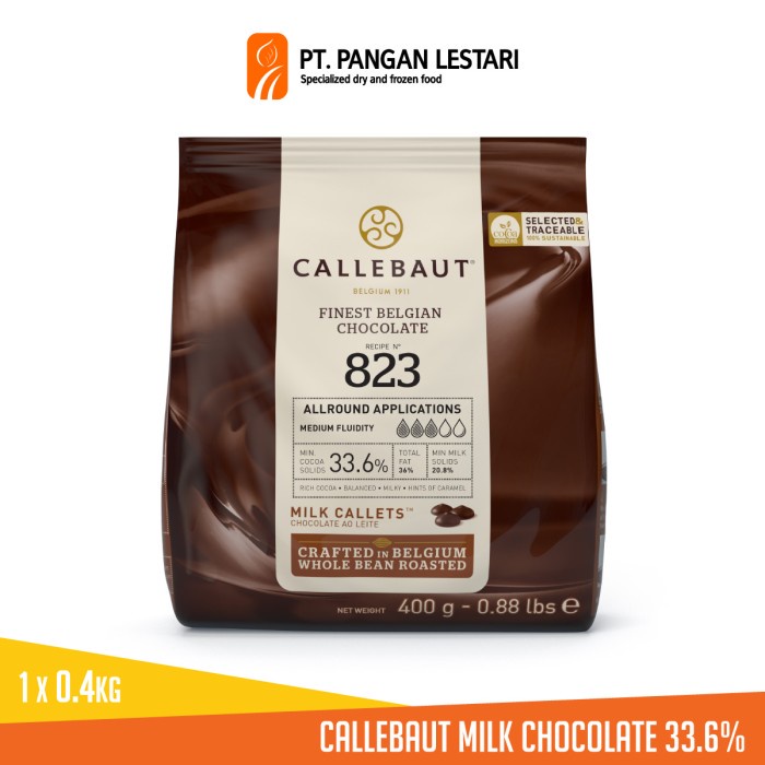 

Terlaris Callebaut Balanced Milk. Cocoa & Caramel Taste 400Gr