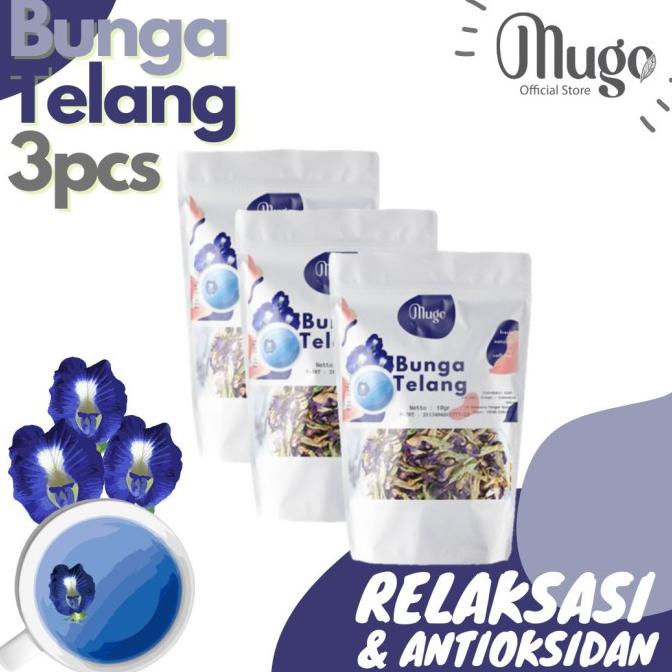 

Paket 3Pcs Bunga Telang: Terampuh Mengobati Gangguan Penglihatan