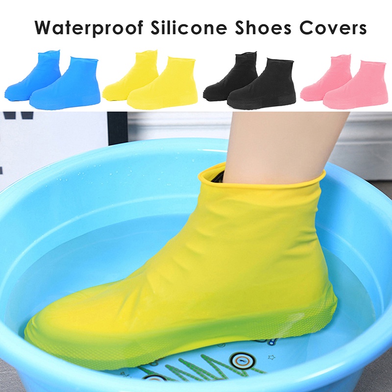 Cover Sepatu Sarung Sepatu Karet Pelindung Elastis Anti Air Pelindung Sepatu dari Hujan Anti Air Cov