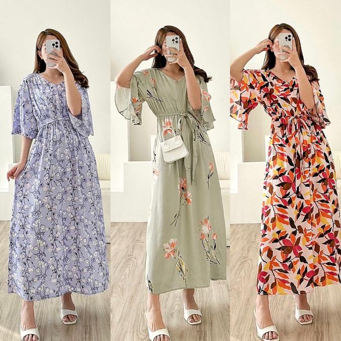 Daster Kekinian Dress Rayon Daster Busui Kimono DIVA Weariana Official