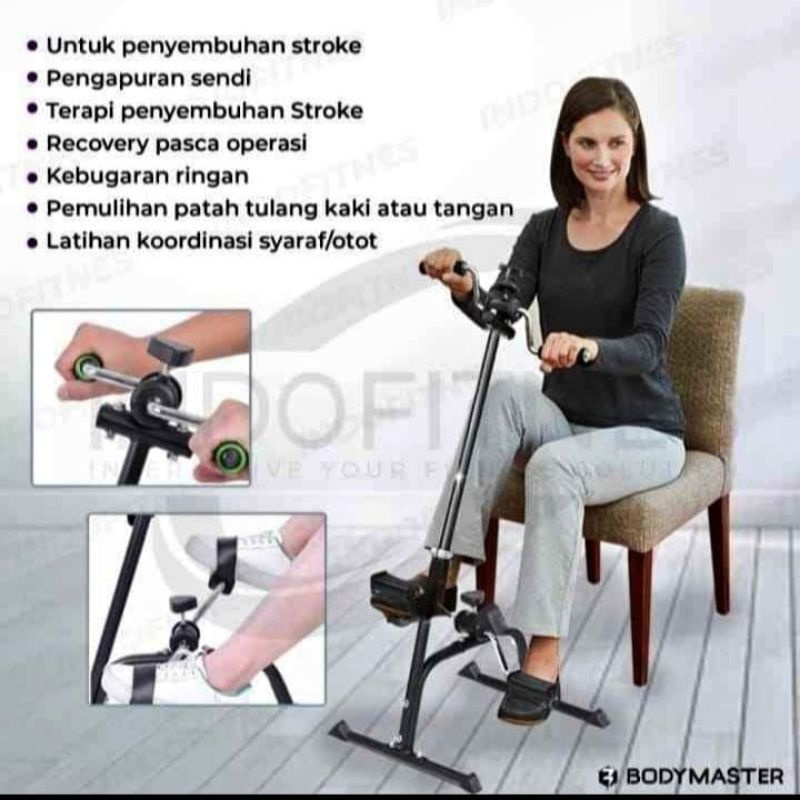Sepeda Terapi/Sepeda Statis Mini/pedal Exerciser Alat Olah raga Multi fungsi