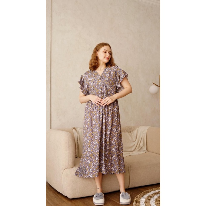 Gayalo - Homeydress Kimono Kancing Busui Friendly Rayon Premium