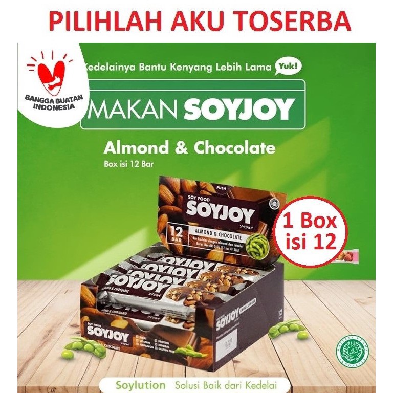 

Terbatas SOYJOY ALMOND & CHOCOLATE 30 gr - (HARGA 1 BOX ISI 12 pcs)