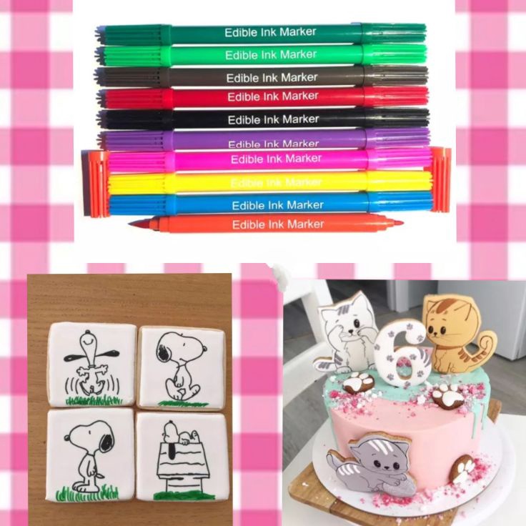 

Terpopuler Edible pen spidol 2 sisi tebal tipis untuk hias bento dan topper cake cookies tinta aman dimakan