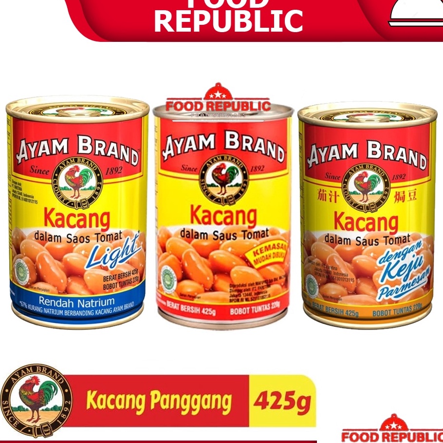 

Terbaru LCZ0P AYAM BRAND BAKED BEANS 425 GR KACANG SAOS TOMAT LIGHT CHEESE TOMATO I33 ➾Terbaru