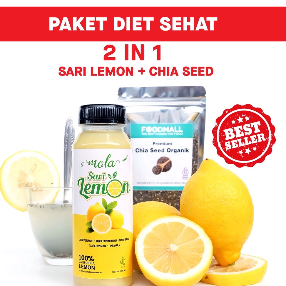 

[CODE BARANG 415DXS] Paket Diet Sehat 2 in 1 Chia Seed & Sari Lemon 146