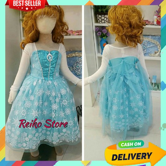 Dress Anak Perempuan 3 4 Tahun 2 5 6 1 7 8 Cewek Umur 9 12 Thn  Tunik Tanggung Rok Ulangtahun Putri 