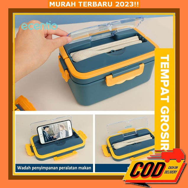 Tempat Makan Anak Sekolah Wadah Makan Ank Karakter Promo Tas Set Alat Makanan Siang Viral Bisa Cod K