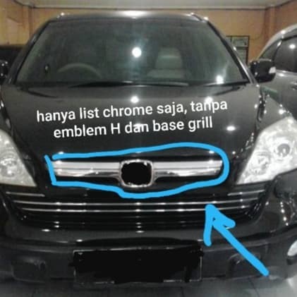 List grill depan Front Grill Chrome Honda CRV RE Gen 3 2007-2009 Ori ORIGINAL