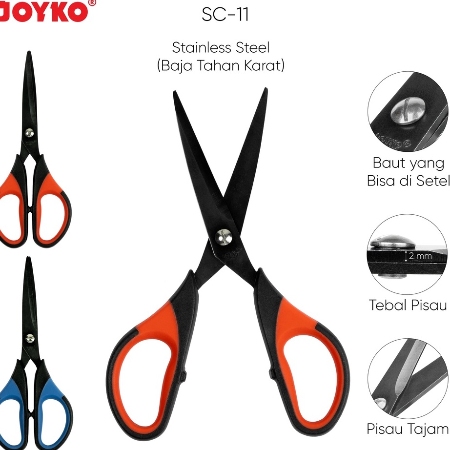 

Terbatas❉ JKEYN Gunting Scissors Joyko SC-11 I59 Paling Popular