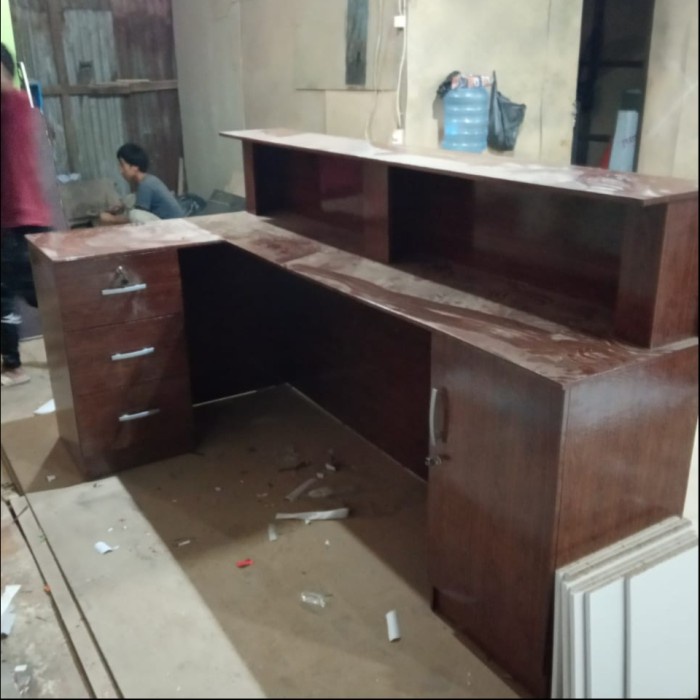 Best Seller Meja Resepsionis Panjang 2 Meter