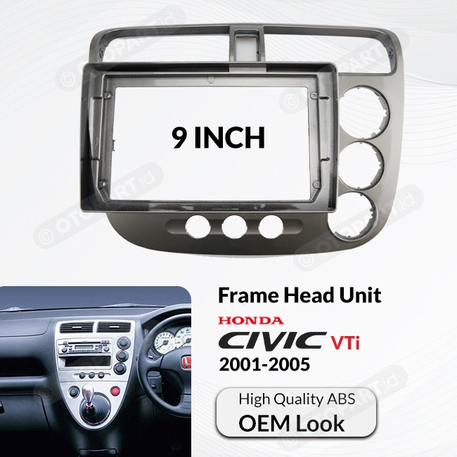 Frame Head Unit Honda Civic Vti -25 9" Inch Oem