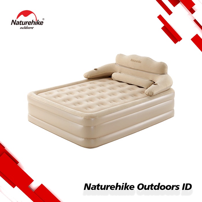 Terlaris Matras Angin Naturehike Cnh22Dz002 Inflatable Backrest Double Air Bed