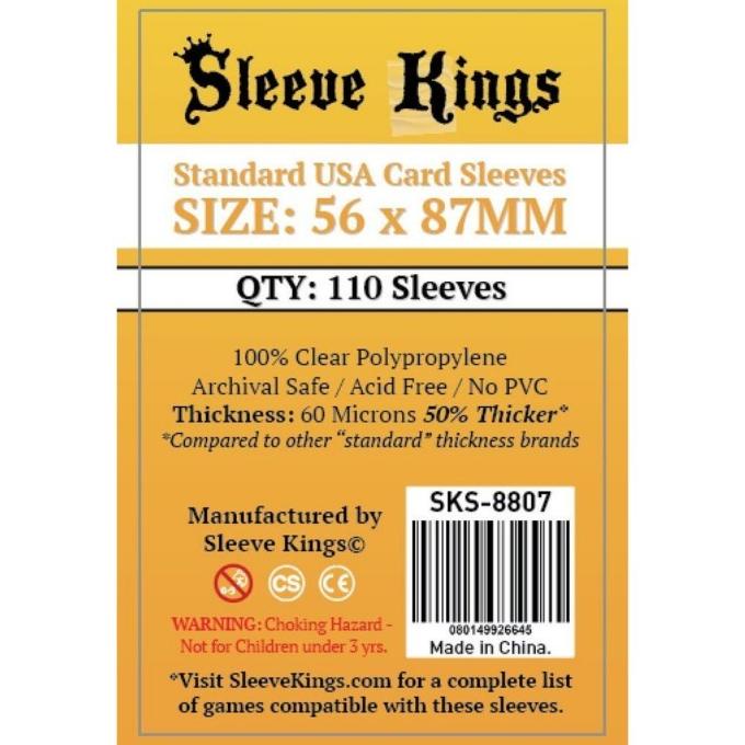 Sleeve Kings Standard Usa Card Sleeves 56X87 Mm - Kpop - Amethyst