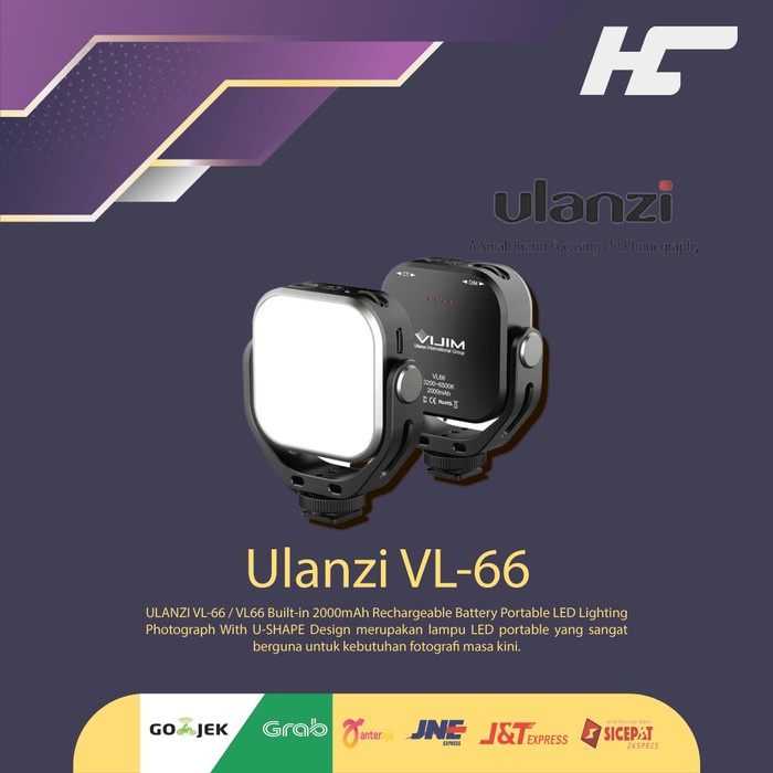 Quality Best Ulanzi Vl66 Vijim Video Led Light Rotate 360 Lampu Hp Vlog Vl-66