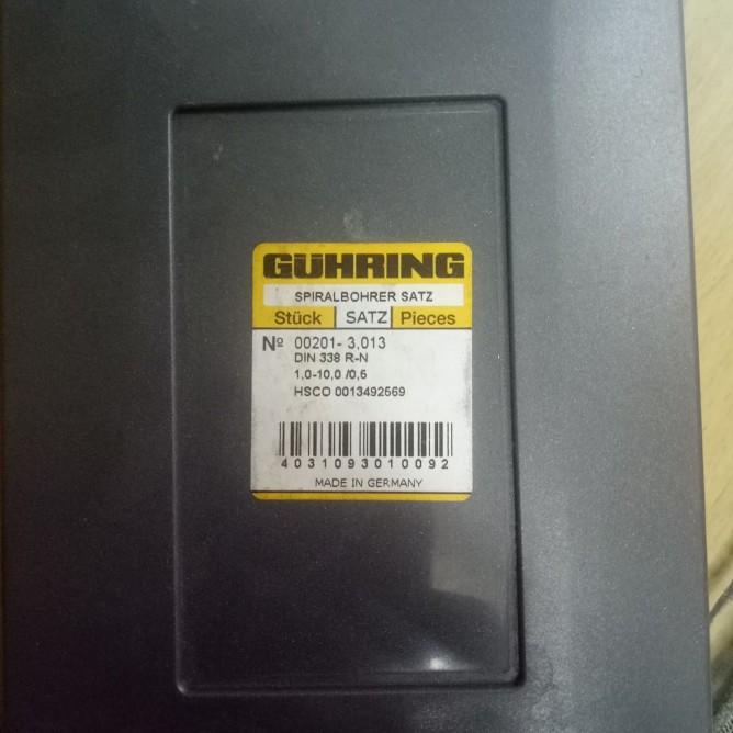 Mata Bor Set Merk Guhring 1Mm-10Mm