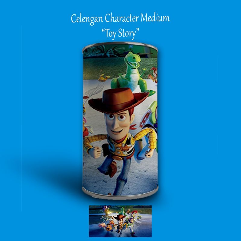 Celengan target medium karakter (toy story)