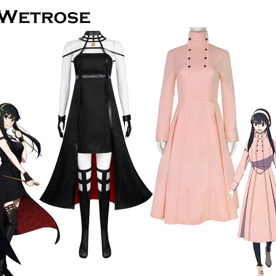 GROSIR 【Wetrose】Ready Stock Spy Family Cosplay Costume Yor Forger Ipara Princess Thorn Princess Dres